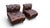 Wood Pair of Chesterfield Leather Slipper Chairs For Sale - Image 7 of 9