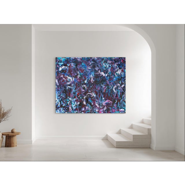 The Brambles Original Abstract Oil Painting by Lisa Finlayson For Sale - Image 11 of 12