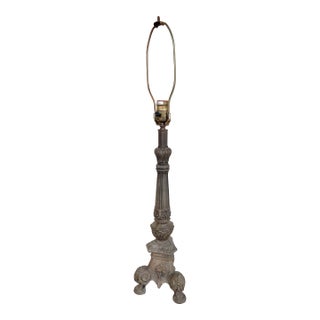Mid 20th Century Cast Iron Table Lamp For Sale