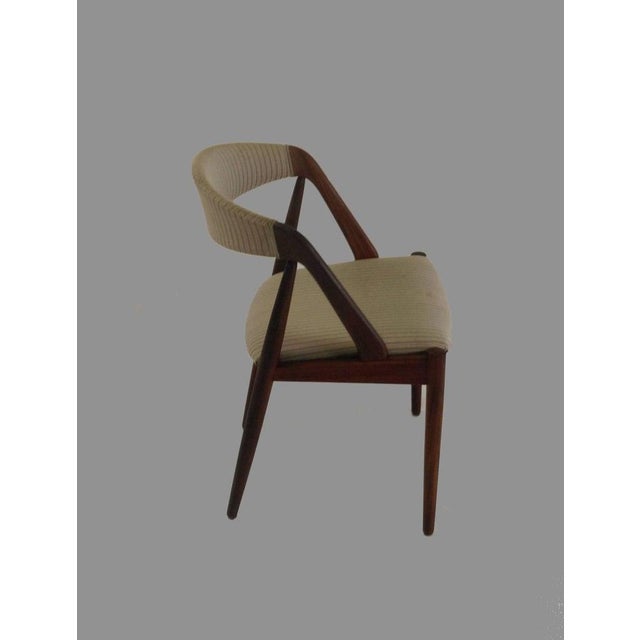 Brown Mid-Century Teak Dining Chairs by Kai Kristiansen, Restored with Customizable Reupholstery, 1960s, Set of 12 For Sale - Image 8 of 11