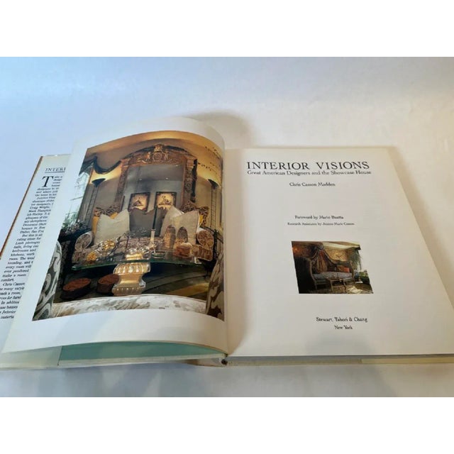 Brown Interior Visions Great American Designers by Chris Casson Madden Hardcover 1988 For Sale - Image 8 of 9