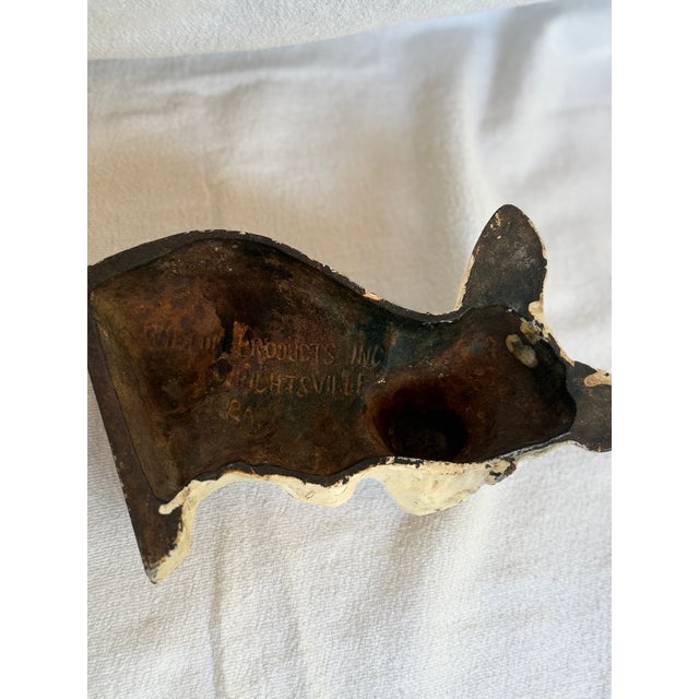 1930s White Scottie Dog Cast Iron Door Stop For Sale - Image 12 of 12