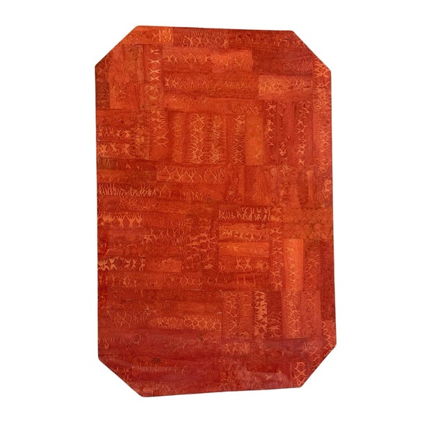 Maitland - Smith Set/8 Tessellated Coral Maitland Smith Placemats For Sale - Image 4 of 10