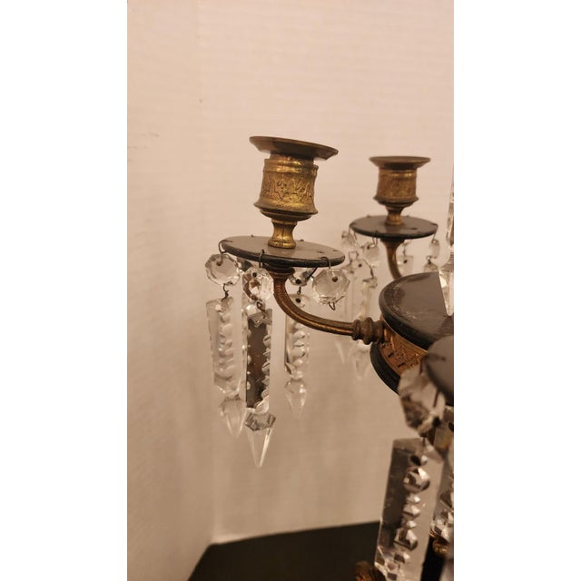 Pair of 19th Century French Napoleon Bronze Candelabra For Sale - Image 12 of 12