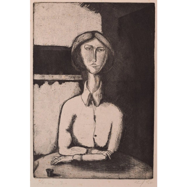 After Pablo Picasso, Portrait of a Lady, 1920s, Etching For Sale