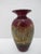 Michael Nourot Red Satin Series Gold Leaf Art Glass Vase MC 94 94 Pu For Sale In Portland, OR - Image 6 of 10