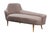 Upholstery of this compact and comfortable chaise lounge is in beautiful pale rose color (probably cotton) and has some...