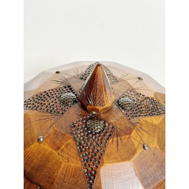 Wood Vintage Wooden Gold Box, France, 1970s For Sale - Image 7 of 13
