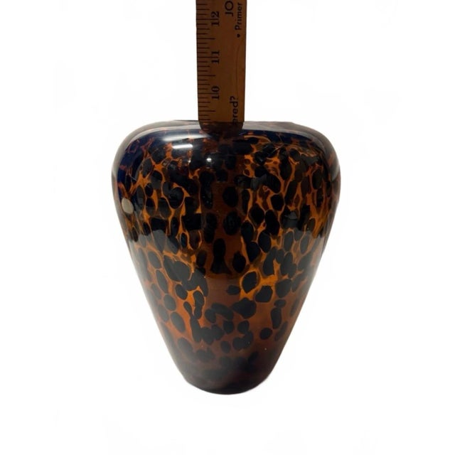 Add a striking focal point to your interior with this vintage hand-blown art glass vase from the iconic Ralph Lauren Home...