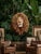 1980s Vintage Faux Lion Head Taxidermy Wall Decor For Sale - Image 5 of 10