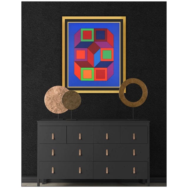 Message us to inquire about custom framing options! (Included for free with every purchase) The artwork here, "XICO 4", is...