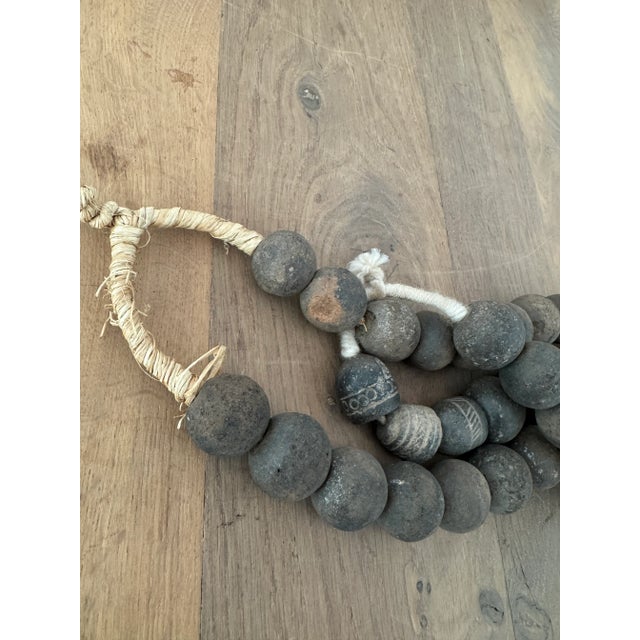 Pair of Vintage African Clay Bead Strands For Sale In New York - Image 6 of 7