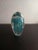 1980s Clear Glass Blue Jellyfish Oval Paperweight For Sale In Dallas - Image 6 of 6
