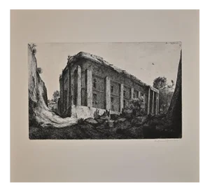 Lino Bianchi Barriviera, Lalibela, Etching, 1939