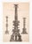 Neoclassical Etching of three ancient Roman candelabra by Giovanni Battista Piranesi (1720-1778) originally published in...