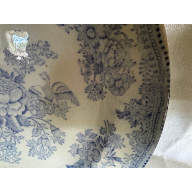 Ceramic Mid 19th Century English Transfer Ware Plate For Sale - Image 7 of 14