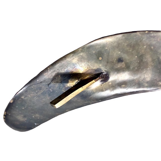 Mid 20th Century Large Bronze Abstract Sculpture of a Bird in Flight For Sale - Image 5 of 7