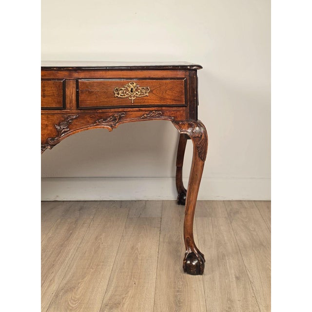 Baroque Baroque Portuguese Desk - Center Table Circa 19th Century For Sale - Image 3 of 13