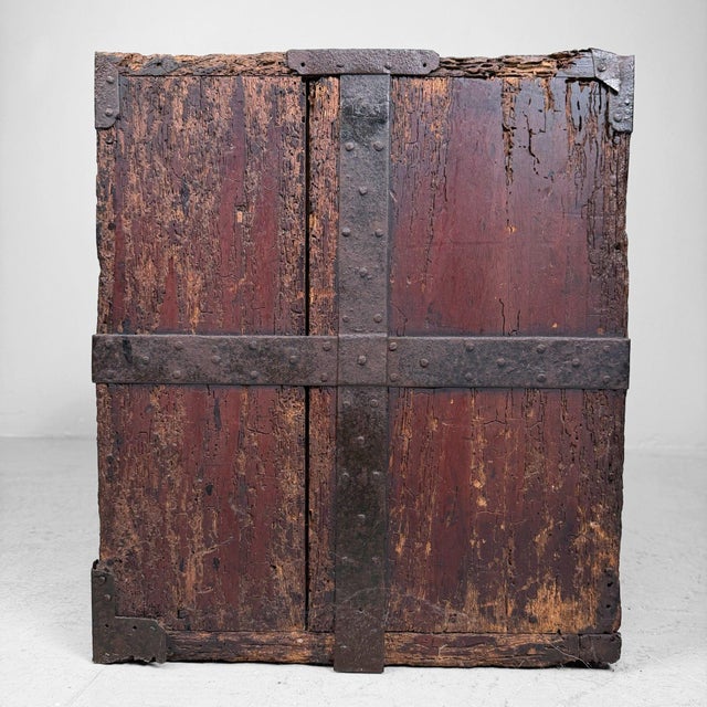 Antique Japanese Portable Chest, 1800 For Sale - Image 14 of 16