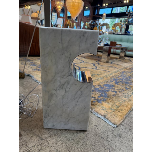Vintage Italian "Arco-Style" Floor Lamp For Sale In Los Angeles - Image 6 of 10