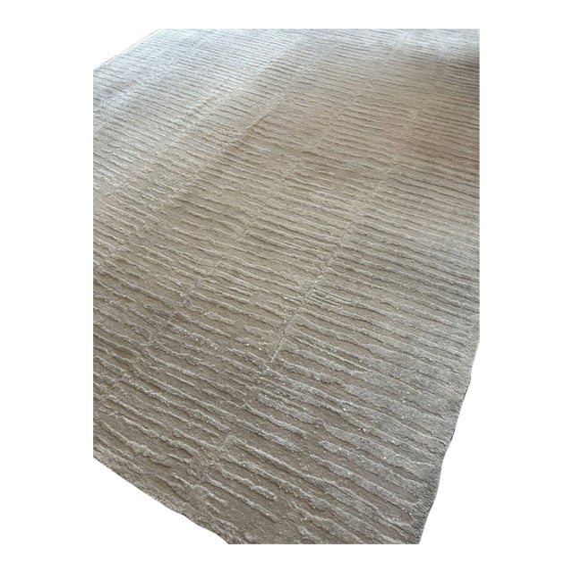 Arhaus Artim Hand-Knotted Rug – 8x10 Ivory For Sale