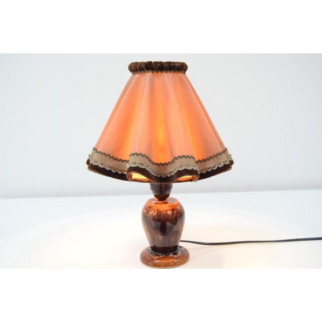 Art Deco Ceramic Table Lamp, 1930s For Sale - Image 12 of 14