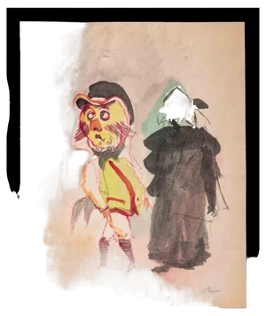 Mino Maccari, Maggio Fiorentino, Watercolor, 1940s