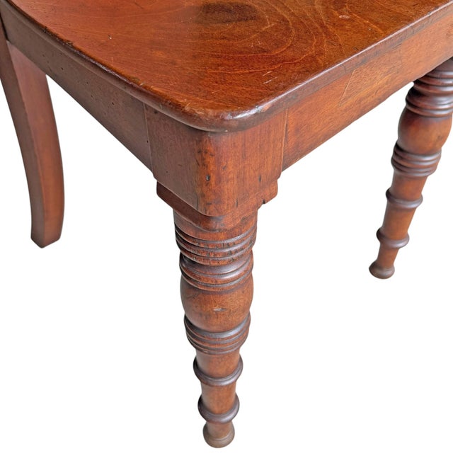 Pair of 19th Century Georgian Hall Chairs For Sale - Image 16 of 17