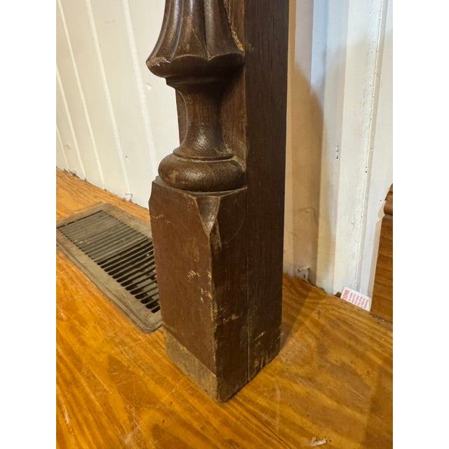 19th Century Oak Mantel With Ornate Carvings For Sale In Philadelphia - Image 6 of 18