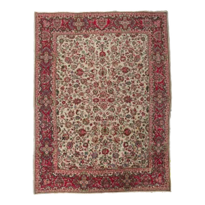 Mid 20th Century Vintage Persian Sarouk Rug, 09'04 X 12'03