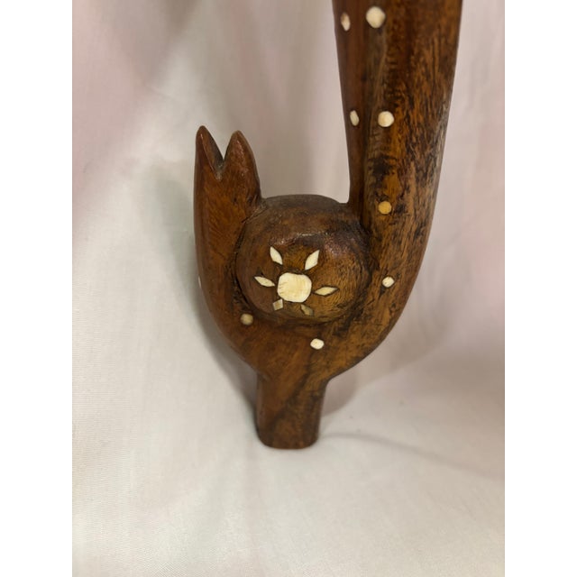 English Anglo-Indian Inlaid Elephant Table For Sale - Image 3 of 11