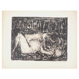 André Cottavoz, The Lovers, Original Lithograph For Sale