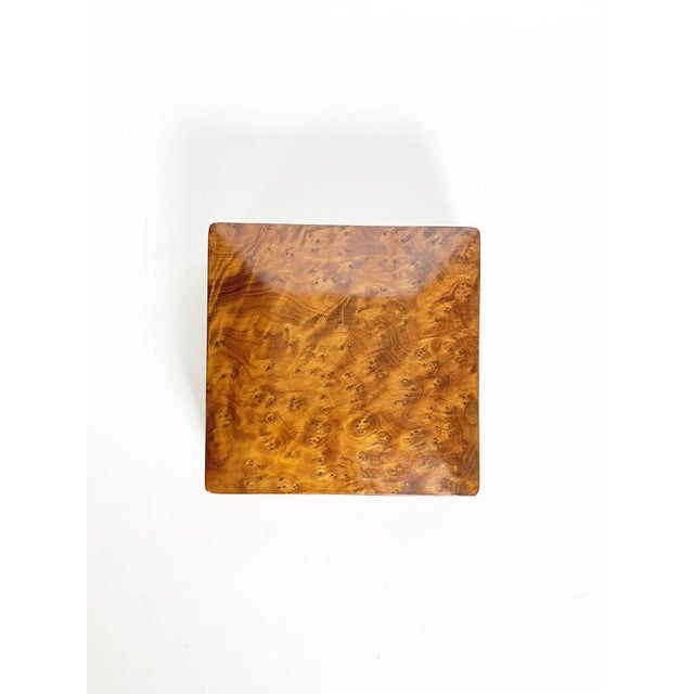Square Wooden Box, France, 1970s For Sale - Image 3 of 8