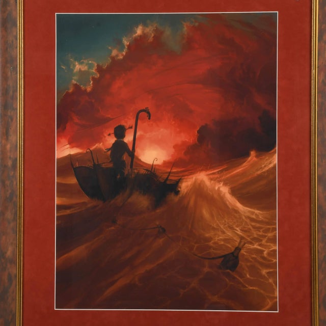 This Framed "Save our Souls" Print by Cyril Rolando is a beautiful and awe-inspiring piece that captures the emotional...