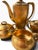 Late 20th Century Wheeling Decorating Co. 22k Gold Doves, Roses & Daisies 4-Piece Tea & Coffee Service - Set of 4 For Sale In Portland, ME - Image 6 of 7