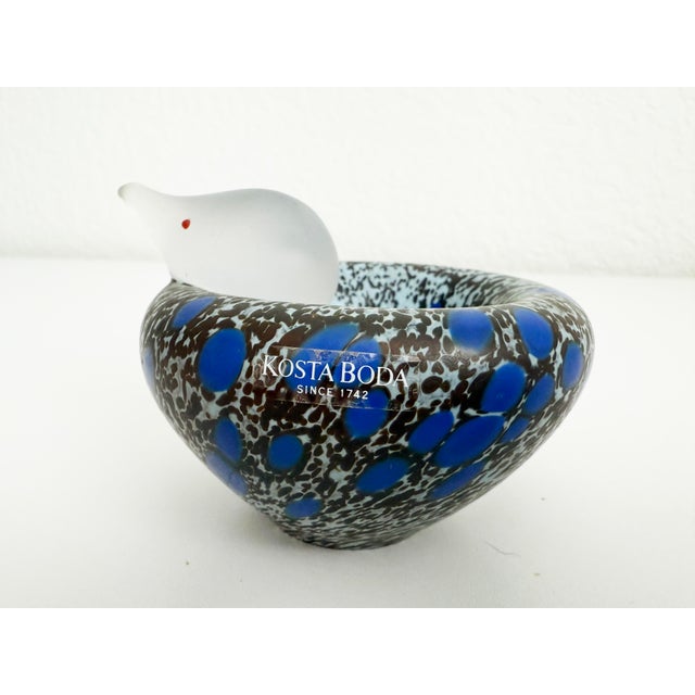 Mid-Century Modern Kosta Boda Cocoo Art Glass Sculpture Dish For Sale - Image 3 of 7