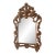 Antique Italian Rococo Giltwood Mirror, Carved Scroll & Acanthus Crest For Sale