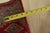 Textile Bokhara Jaldar Rug 2’7” X 4’2” Red Wool Tribal Hand-Knotted Oriental Carpet For Sale - Image 7 of 9