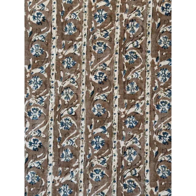Stroheim Linen Fabric Osterley 04 - 1 3/8 yards Product Details Width 54.50 in (138.43 cm) Vertical Repeat 2.50 in (6.35...