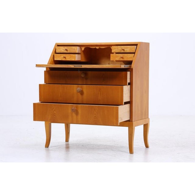 1960s Mid-Century Wooden Secretary Desk, 1960s For Sale - Image 5 of 13