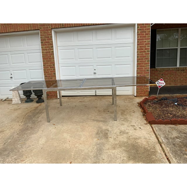 1970s Vintage Dining Room Table For Sale - Image 4 of 11