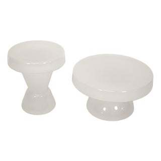 Murano Glass Coffee Tables by CristalleriaMurano, Set of 2 For Sale