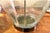 Mid Century Clear Glass Lamp, Signed For Sale - Image 4 of 5