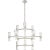 Margita Medium Chandelier in Polished Nickel with Clear Glass Designer: AERIN Fixture Height: 34" Min. Custom Height:...