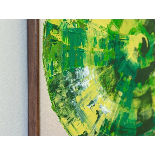 2020s Four Circles, Contemporary Painting on Canvas, Framed For Sale - Image 5 of 9