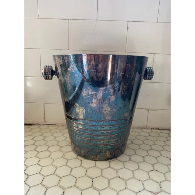 French Silver-Plate Champagne Bucket For Sale - Image 11 of 11