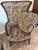 Pair of Vintage Victorian-Style Floral Wingback Chairs For Sale - Image 4 of 9