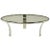 Gardner Leaver for Steelcase Chrome and Glass Coffee Table For Sale