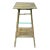 Rustic Natural Bamboo Accent Table For Sale