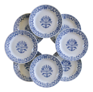 Porcelain Dessert Plates from Kahla, Germany, 1970, Set of 8